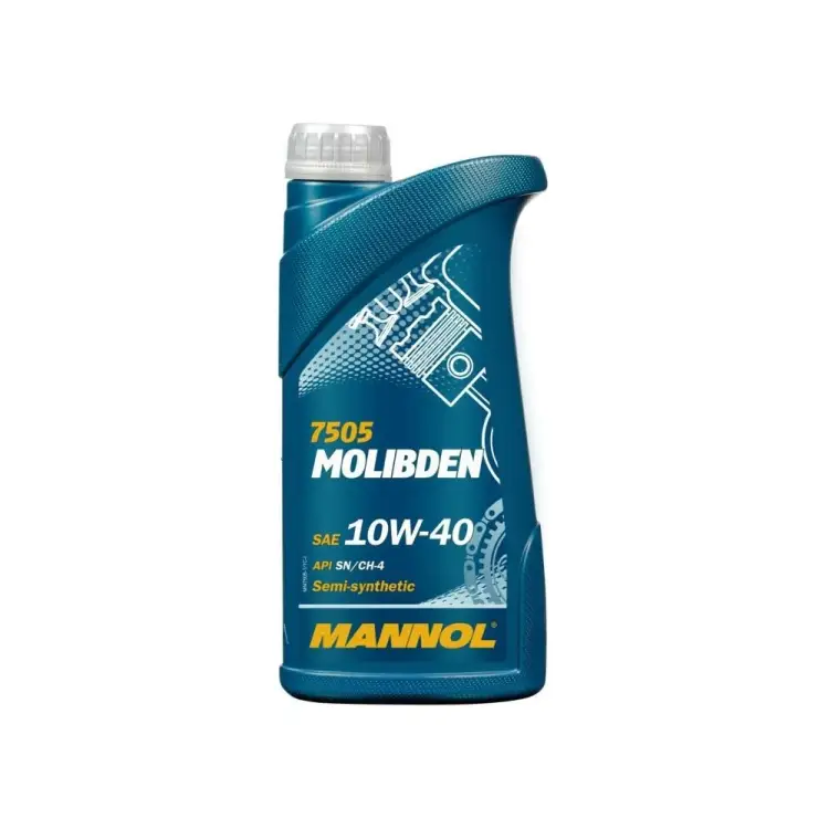 Полусинтетическое моторное масло MANNOL MOLIBDEN 10W-40 75051