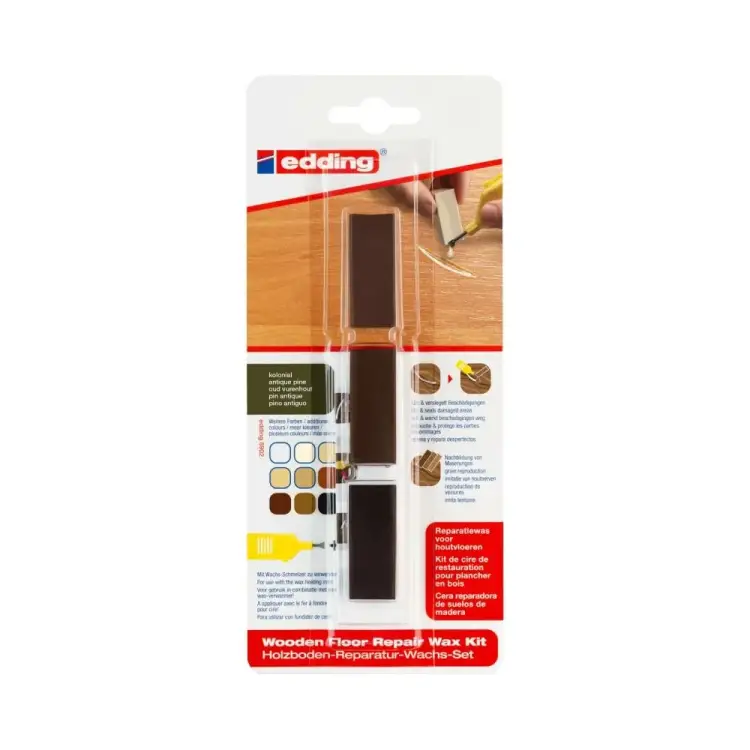 Восковой набор для ремонта деревянных полов EDDING 8902 E-8902#3-B#607