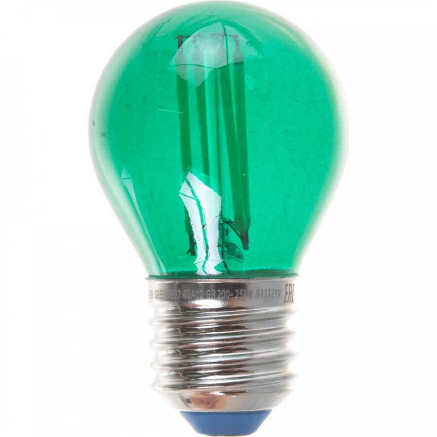 Светодиодная лампа Uniel LED-G45-5W/GREEN/E27 GLA02GR