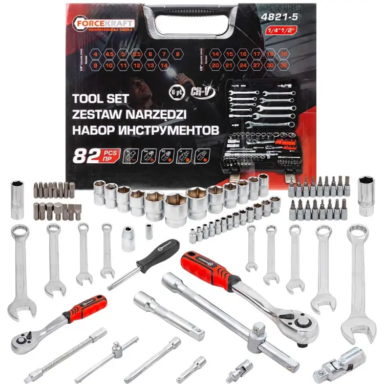 Набор инструментов Forcekraft Profi 16212 FK-4821-5(16212)