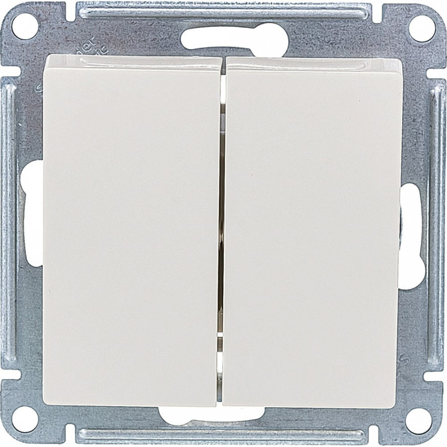 Двухклавишный выключатель Schneider Electric ATLASDESIGN