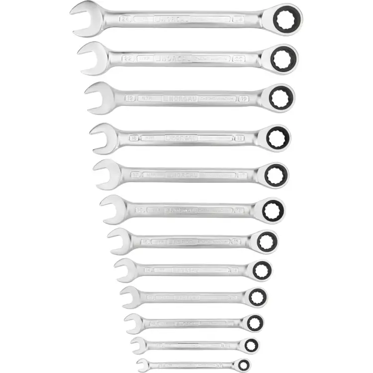 Набор комбинированных ключей NORGAU NBS7R-012 060240712 Набор комбинированных ключей NORGAU NBS7R-012 060240712