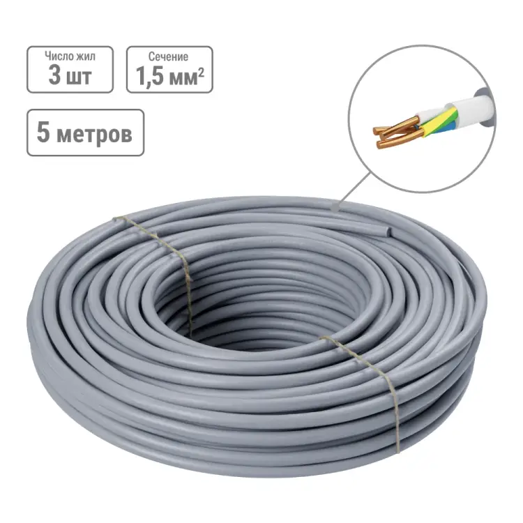 Кабель TDM ELECTRIC NYM-J SQ0121-0003