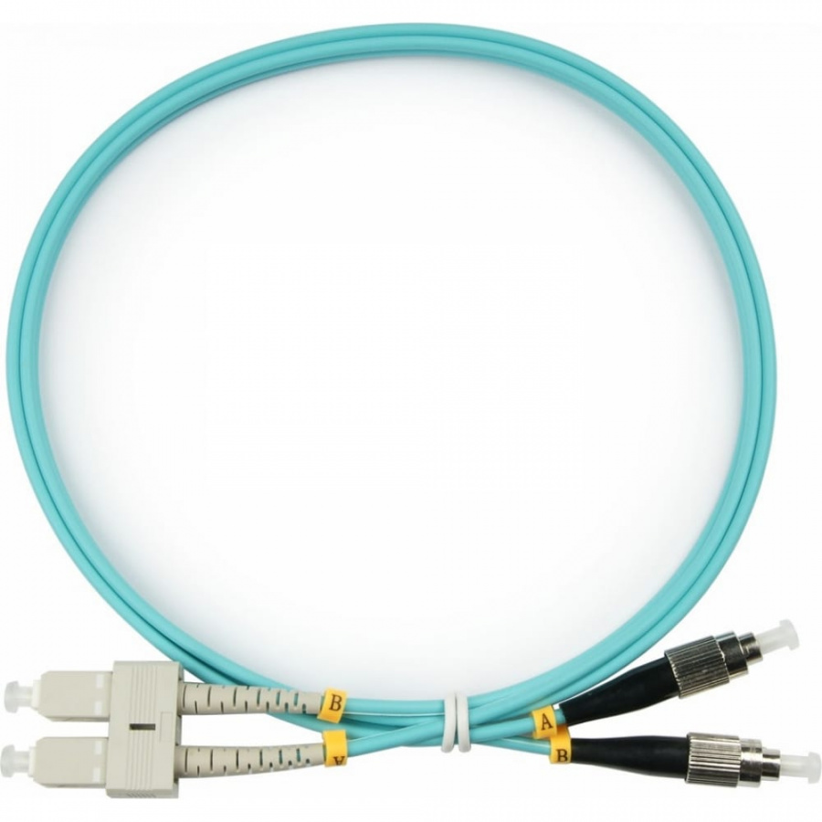 Дуплексный оптический патч-корд TopLan DPC-TOP-OM3-FC/P-SC/P-5.0