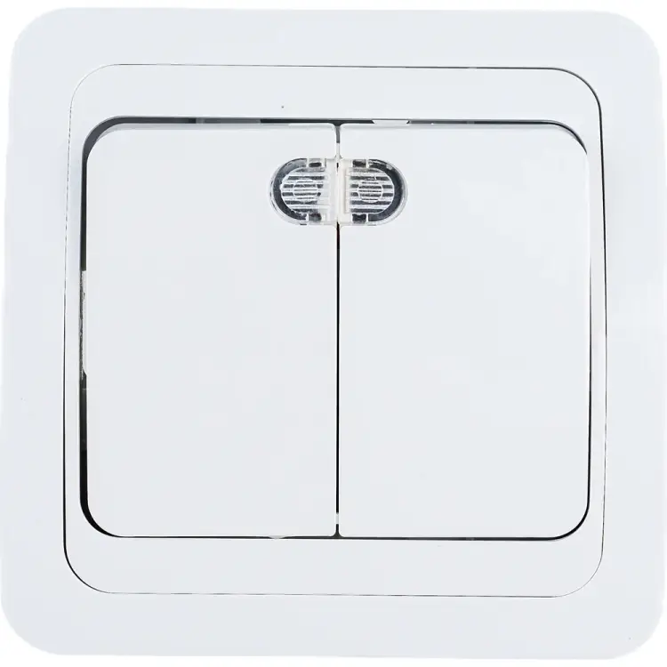 Двухклавишный выключатель IN HOME CLASSICO 2123 4680005959877