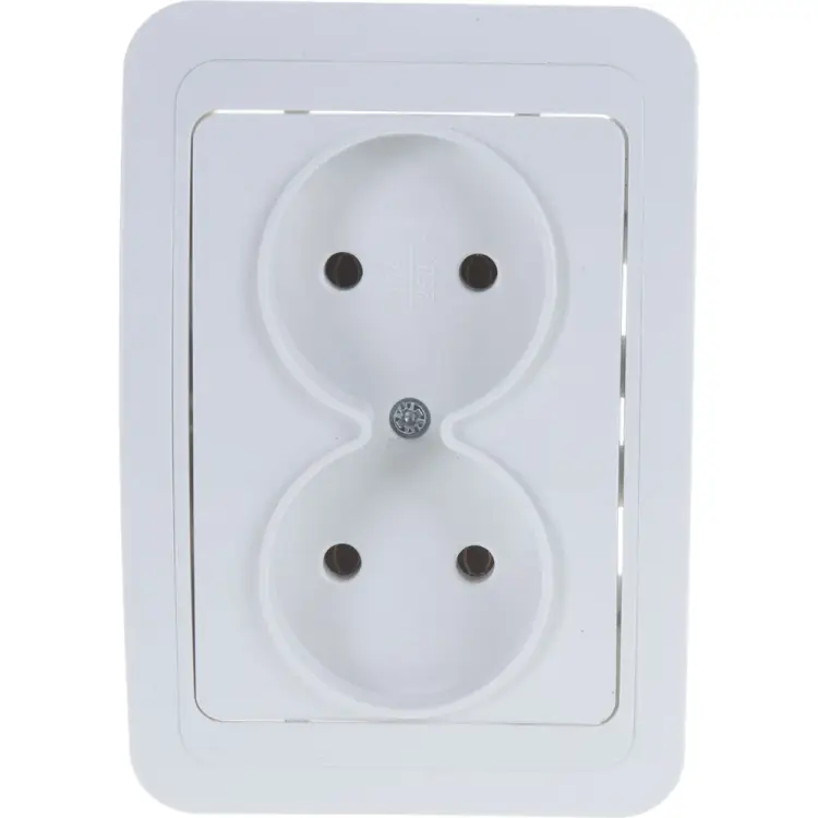 Двойная розетка IN HOME CLASSICO 2102 4680005959914