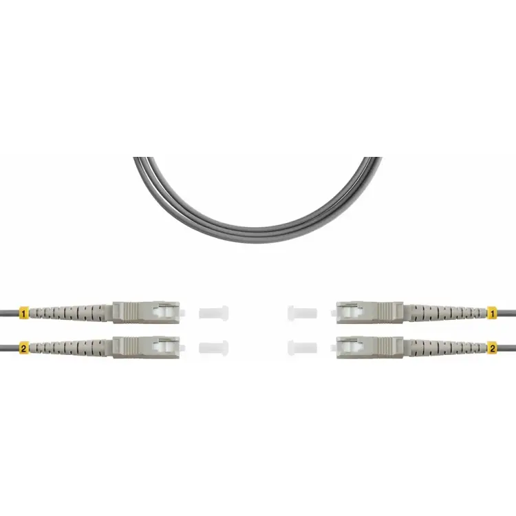 Дуплексный оптический патч-корд TopLan DPC-TOP-OM1-SC/P-SC/P-3.0