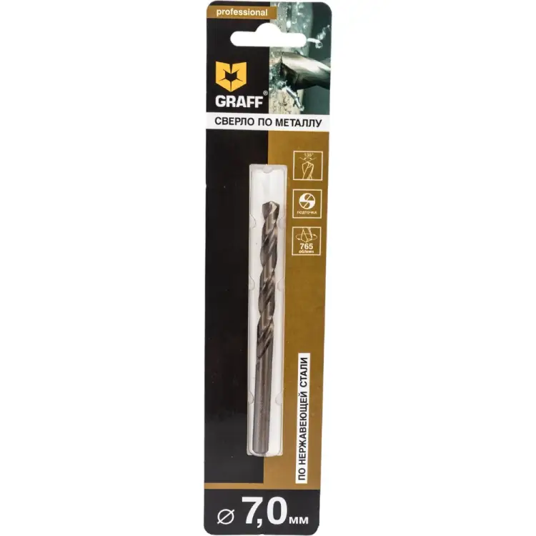 Сверло по нержавеющей стали GRAFF 7470109 Сверло по нержавеющей стали GRAFF 7470109