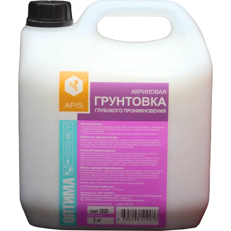 Грунтовка глубокого проникновения APIS Оптима 4665296510013