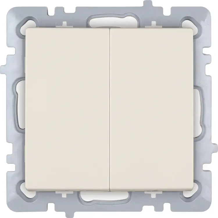 Двухклавишьный механизм выключателя Nilson moda-advantage 20122403