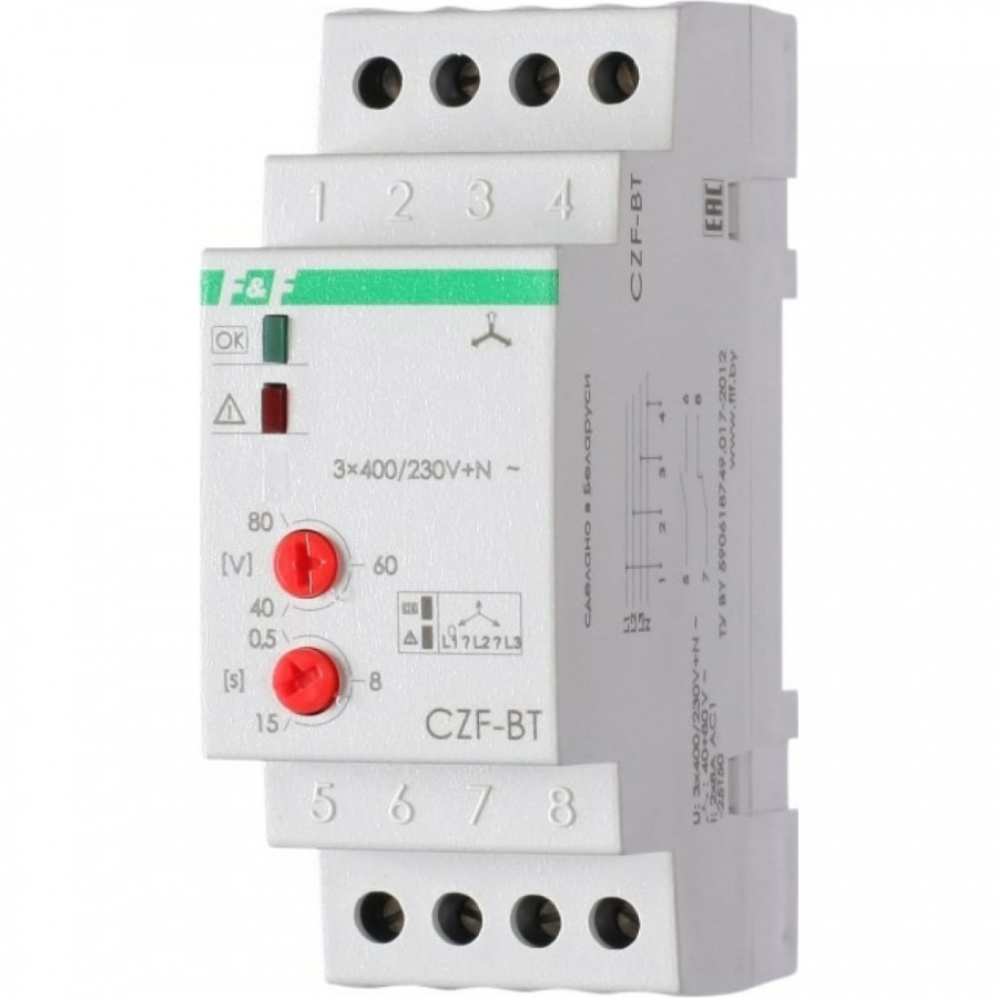 Автомат защиты электродвигателей Евроавтоматика F&F CZF-BT