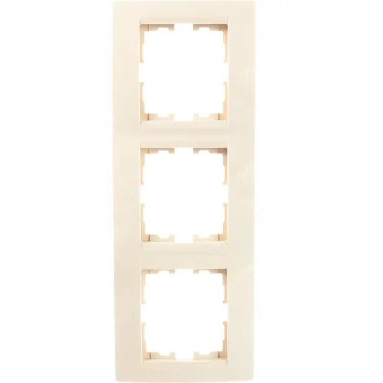 Трехместная вертикальная рамка Lezard KARINA 707-0300-153