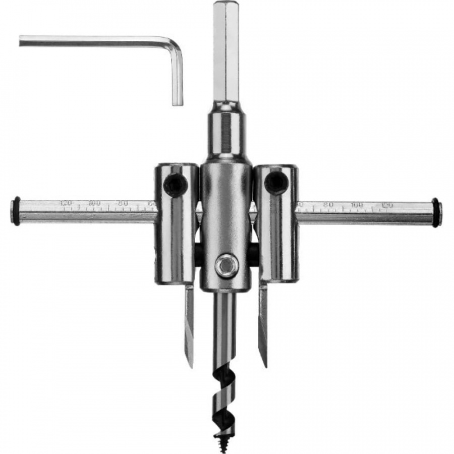Регулируемое двухрезцовое сверло по дереву ЗУБР МАСТЕР