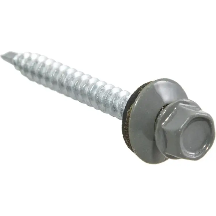 Кровельные саморезы Стройбат 4.8x50 мм, темно-серые, 200 шт. 115990