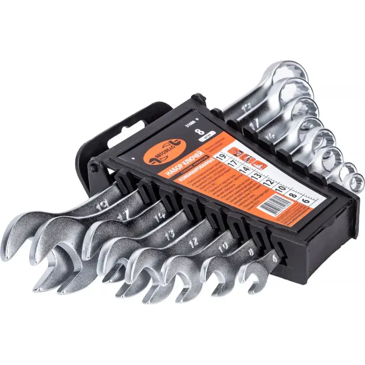 Набор комбинированных ключей Автоdело 31080 12965 Набор комбинированных ключей Автоdело 31080 12965