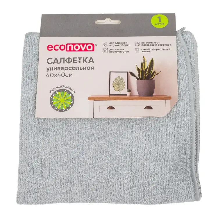 Салфетка для уборки Econova 414040311