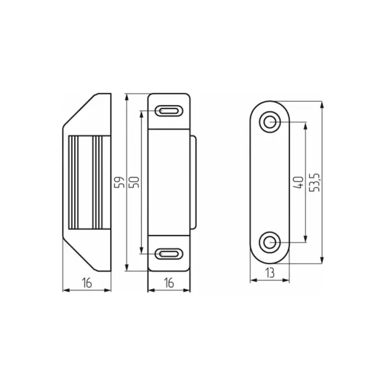 Магнитная защелка Mebax 00-00002168 Магнитная защелка Mebax 00-00002168