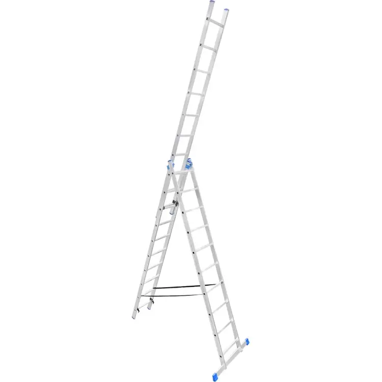 Трехсекционная алюминиевая лестница LadderBel LS310