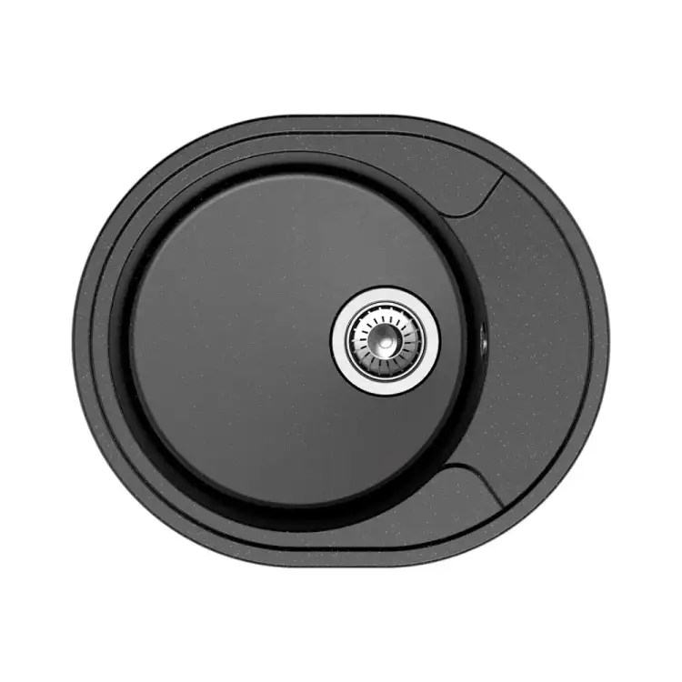 Кухонная мойка Reflection Allonge черный RF0658BL Кухонная мойка Reflection Allonge черный RF0658BL