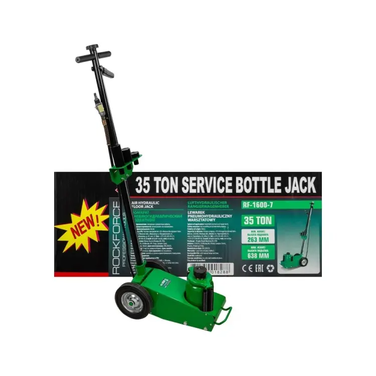 Пневмогидравлический подкатной домкрат Rockforce RF-1600-7(28573)