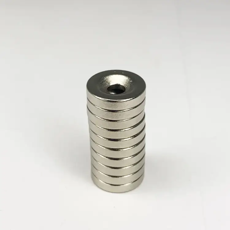 Неодимовый магнит Проф-Магнит NdFeB D8x3x2 зенк