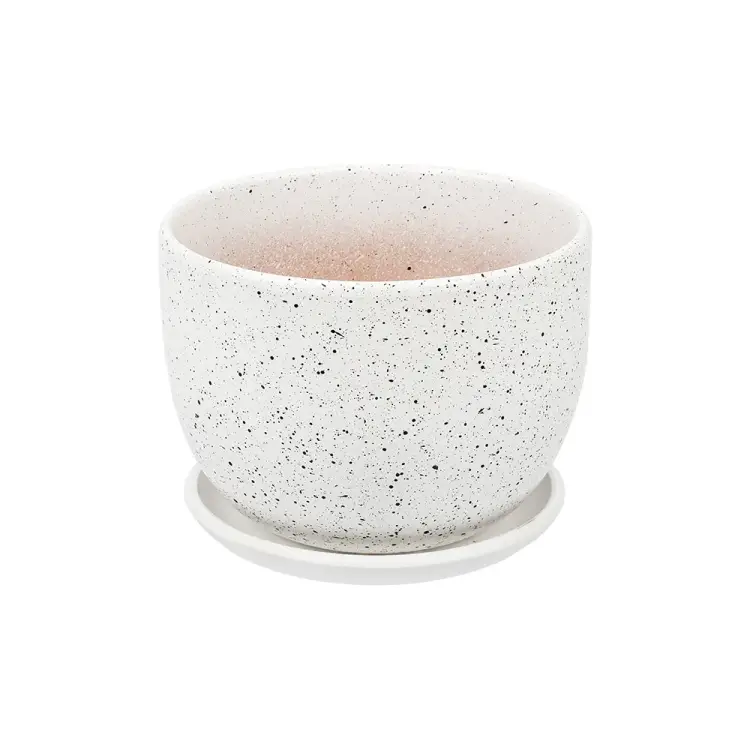 Керамический горшок Вещицы терраццо BH-93-4