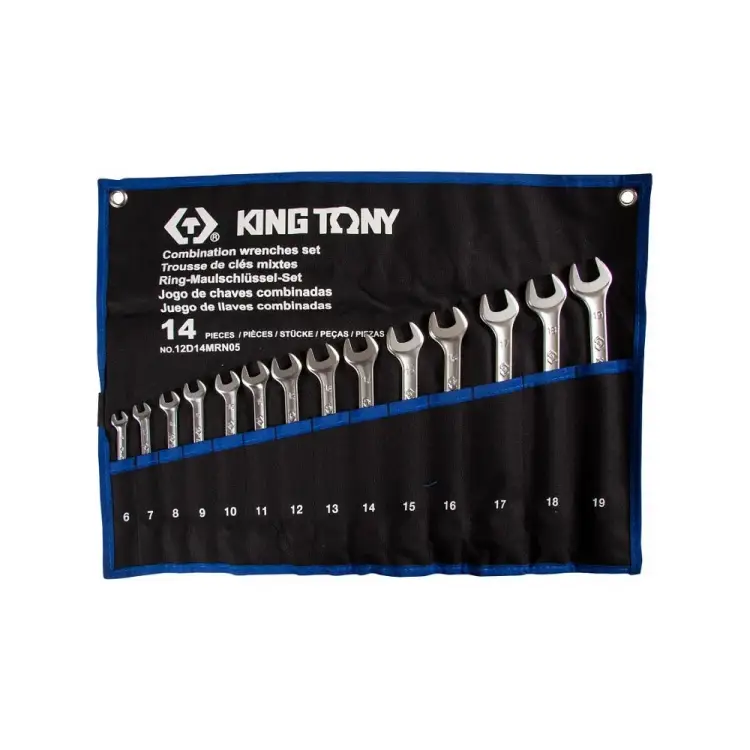 Набор комбинированных ключей KING TONY 12D14MRN05