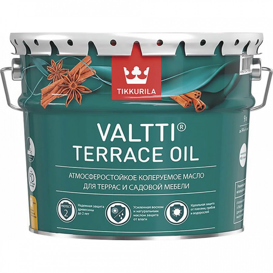 Масло для террас и садовой мебели Tikkurila VALTTI TERRACE OIL