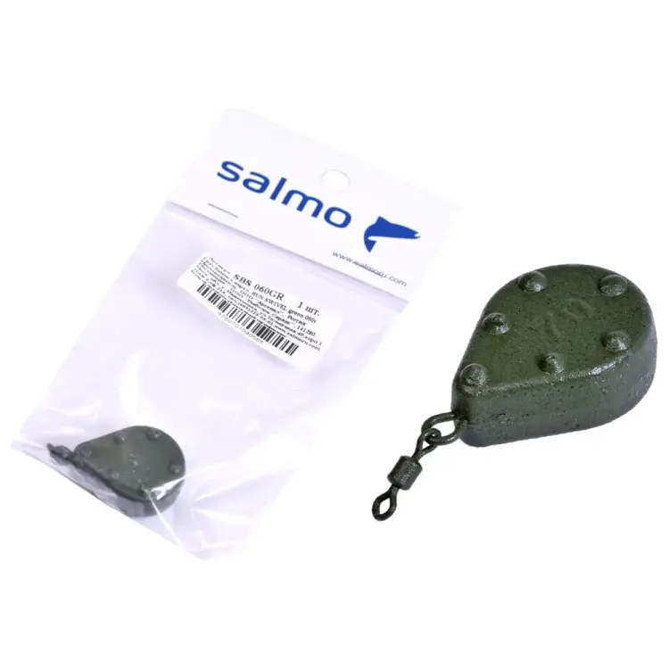 Грузило Salmo BUN SWIVEL green SBS-060GR