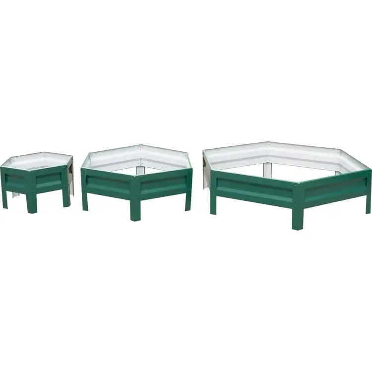 Оцинкованная трехъярусная клумба-горка ООО «ТД «КАСКАД» КТГЗ