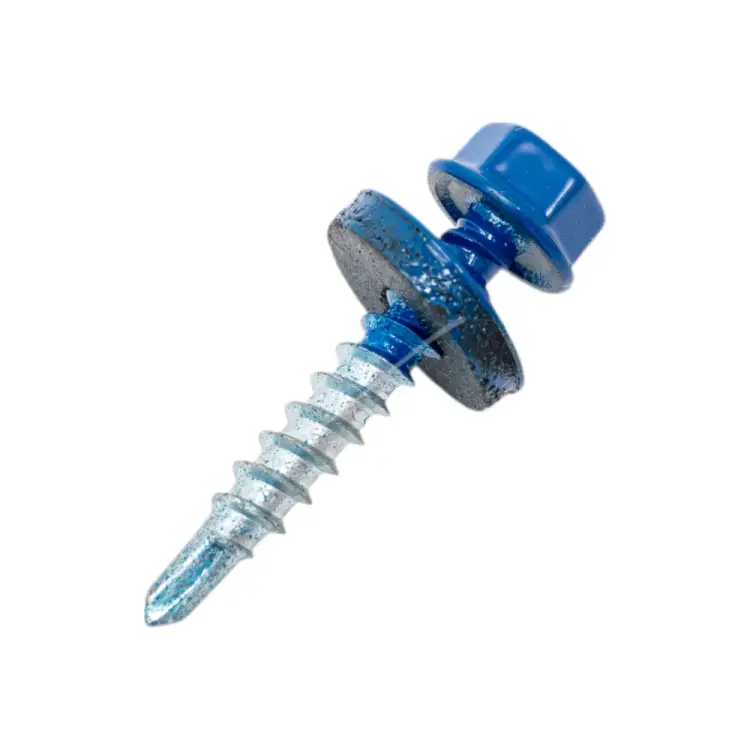 Кровельный саморез Стройметиз 4,8х28 синий RAL 5005 60 шт. 2110014