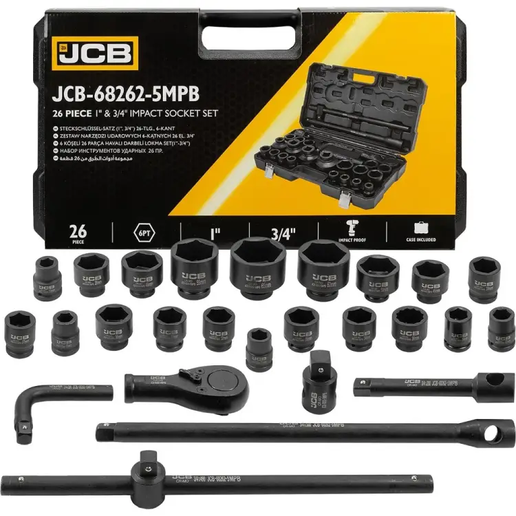 Набор инструментов ударных JCB JCB-68262-5MPB(59043)
