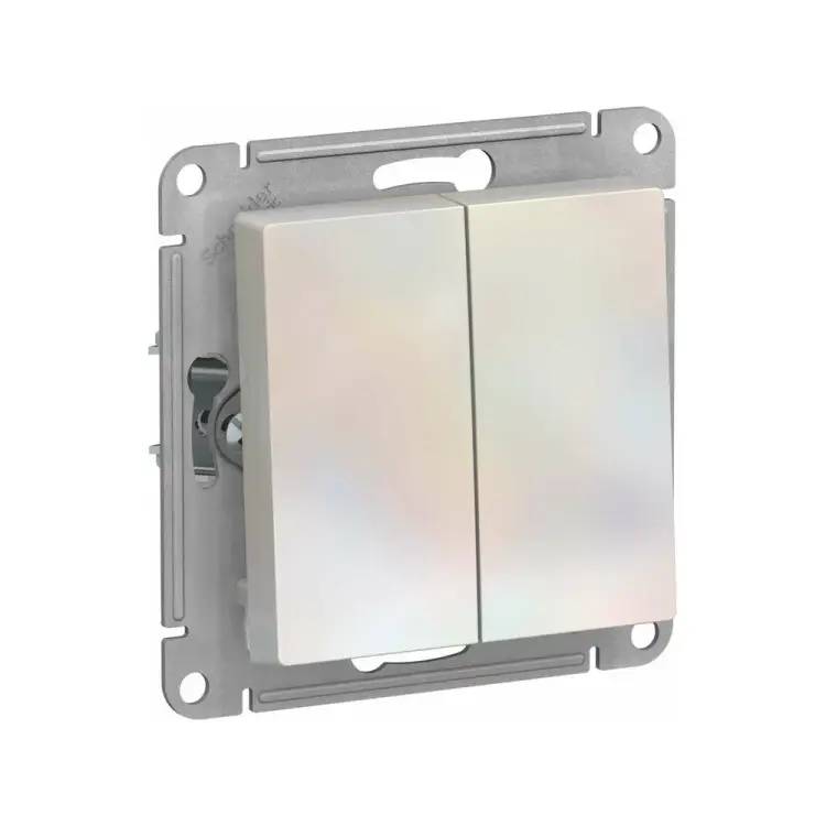 Двухклавишный выключатель Systeme Electric ATLAS DESIGN ATN000451 1240289