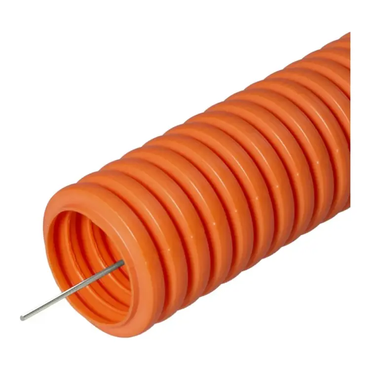 Тяжелая безгалогенная гофрированная труба ПНД Промрукав 750 Н 022541о Тяжелая безгалогенная гофрированная труба ПНД Промрукав 750 Н 022541о