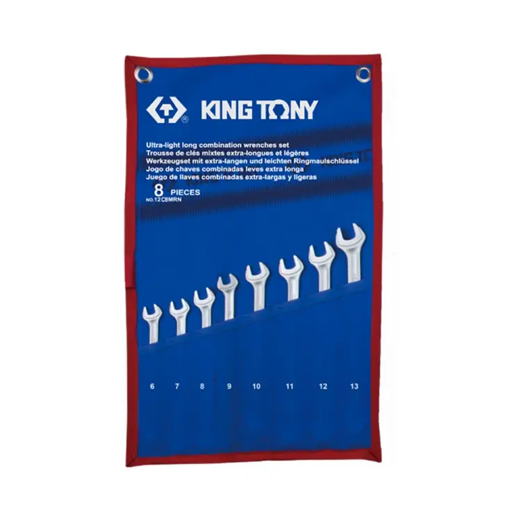 Набор комбинированных удлиненных ключей KING TONY 12C8MRN Набор комбинированных удлиненных ключей KING TONY 12C8MRN