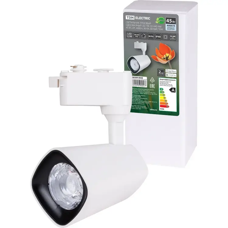 Однофазный светильник TDM ELECTRIC LED TRL-02-045-NW SQ0369-0028
