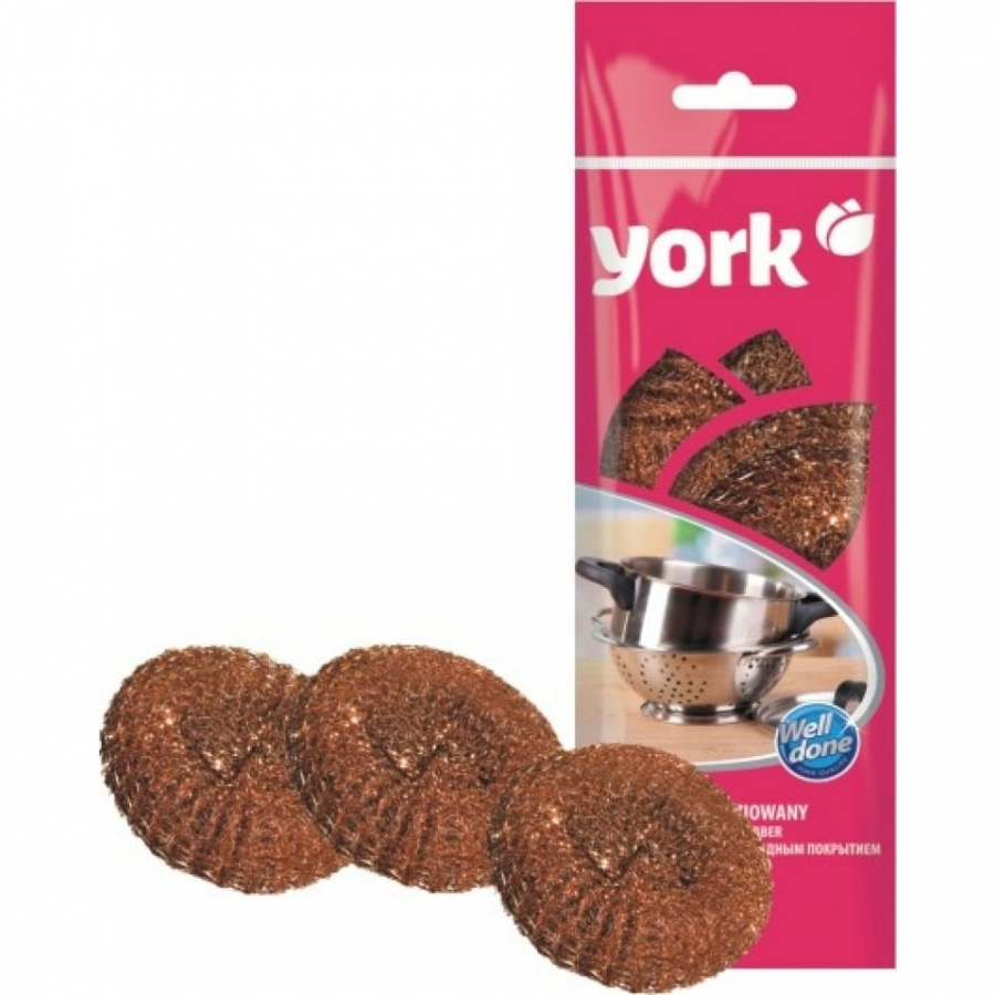 Медная губка для посуды YORK 004010