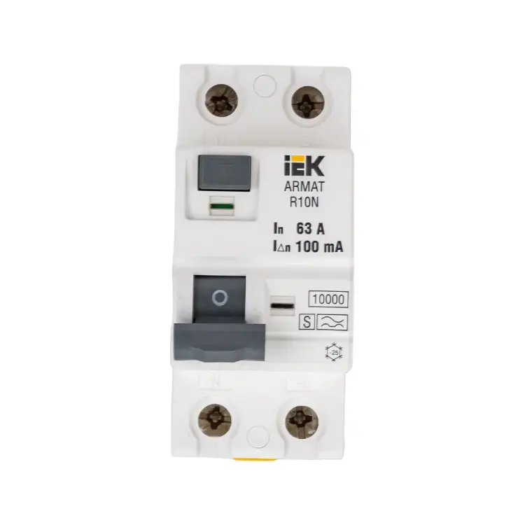 Выключатель дифференциального тока IEK ARMAT R10N AR-R10N-2-063AS100