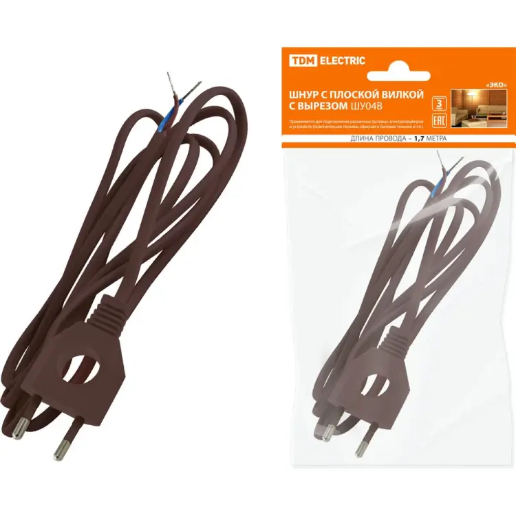 Шнур TDM ELECTRIC ШУ04 SQ1305-0036 Шнур TDM ELECTRIC ШУ04 SQ1305-0036