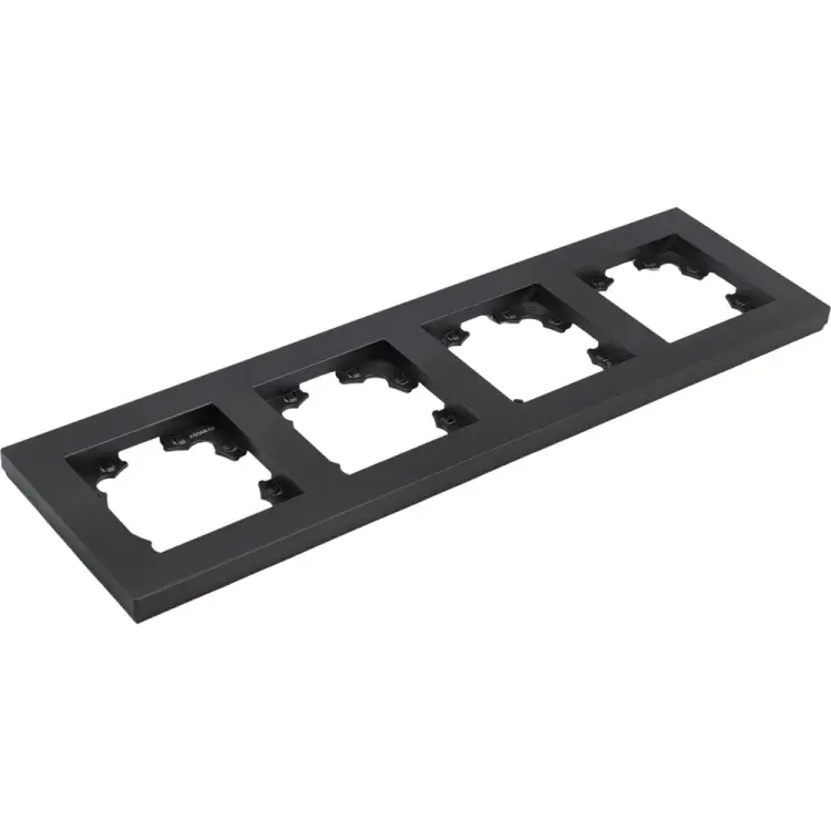 Четырехместная горизонтальная рамка UNIVersal афина A0046-Gr