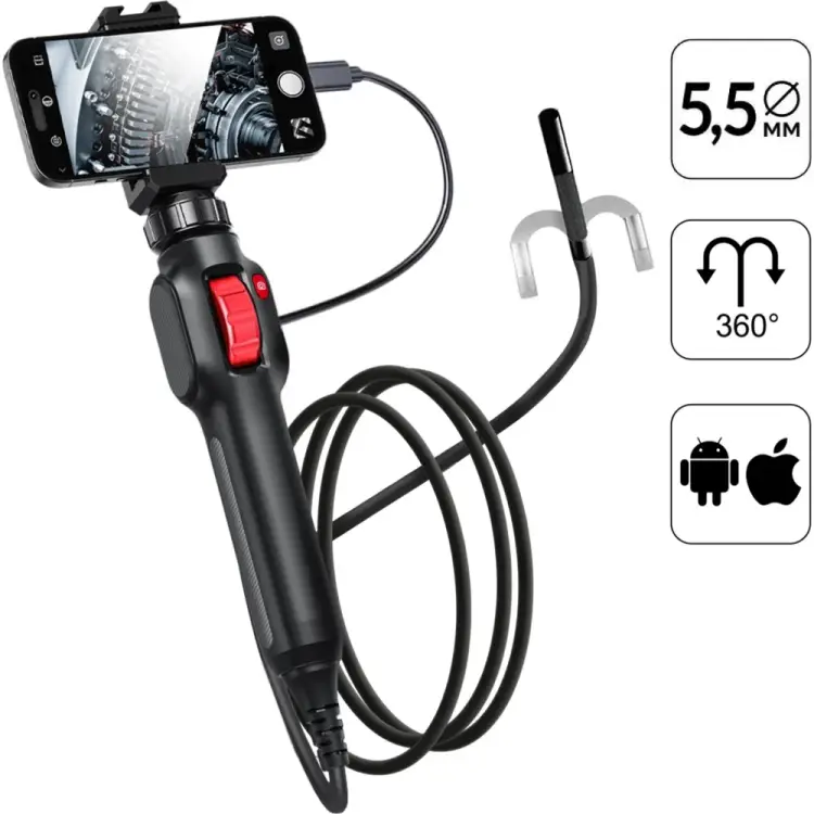 Управляемый видеоэндоскоп iCarTool IC-V201