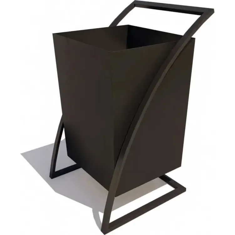 Уличная урна 7 скамеек Модерн 67017/МДРН/9005