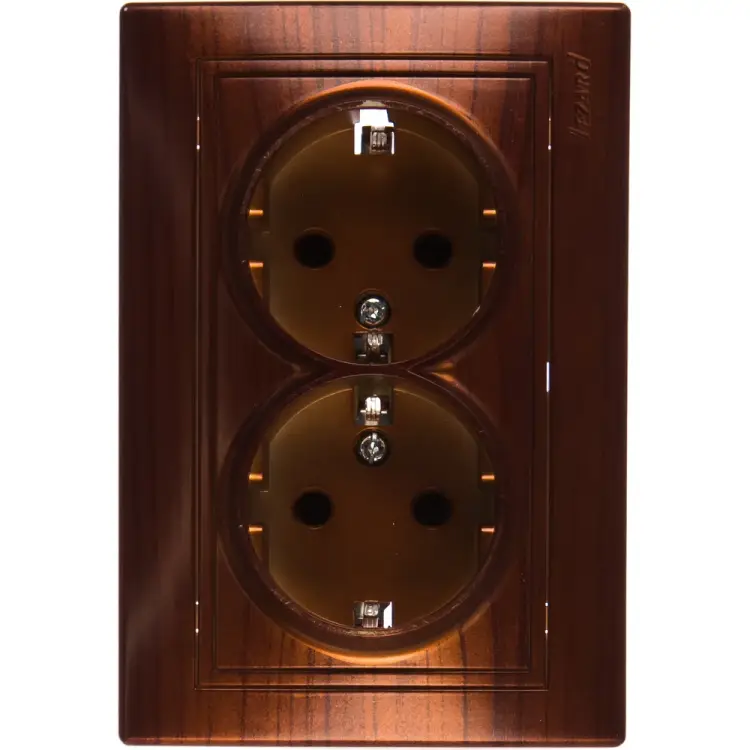 Двойная розетка Lezard MIRA 701-0505-127