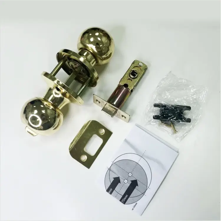 Круглая ручка-защелка VETTORE A6072 BK GP 20124