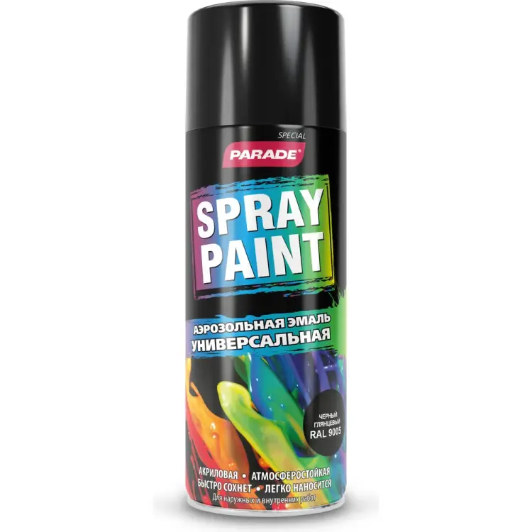 Аэрозольная эмаль PARADE SPRAY PAINT Лк-00008533 Аэрозольная эмаль PARADE SPRAY PAINT Лк-00008533