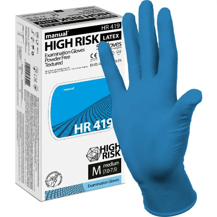 Латексные перчатки MANUAL MANUAL HR419 7777 Латексные перчатки MANUAL MANUAL HR419 7777