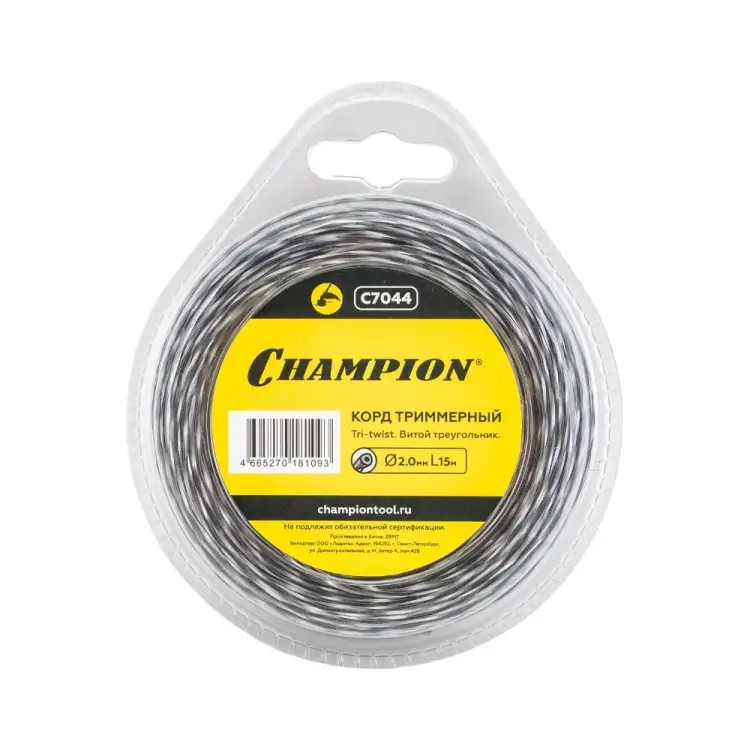 Триммерный корд Champion Tri-twist C7044