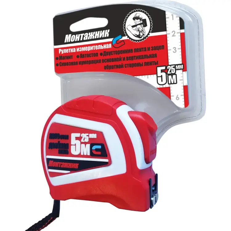 Рулетка Монтажник 603525