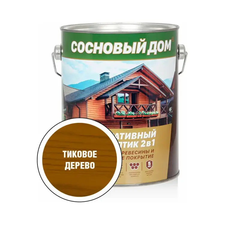 Декоративно-защитный состав для древесины ЗАО Декарт Сосновый дом 29534