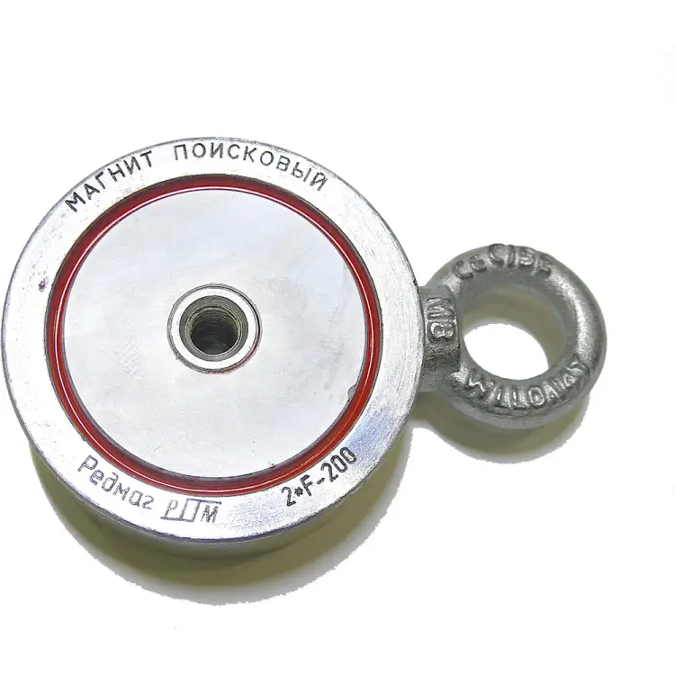 Поисковый двусторонний магнит Редмаг Х2 F200x2